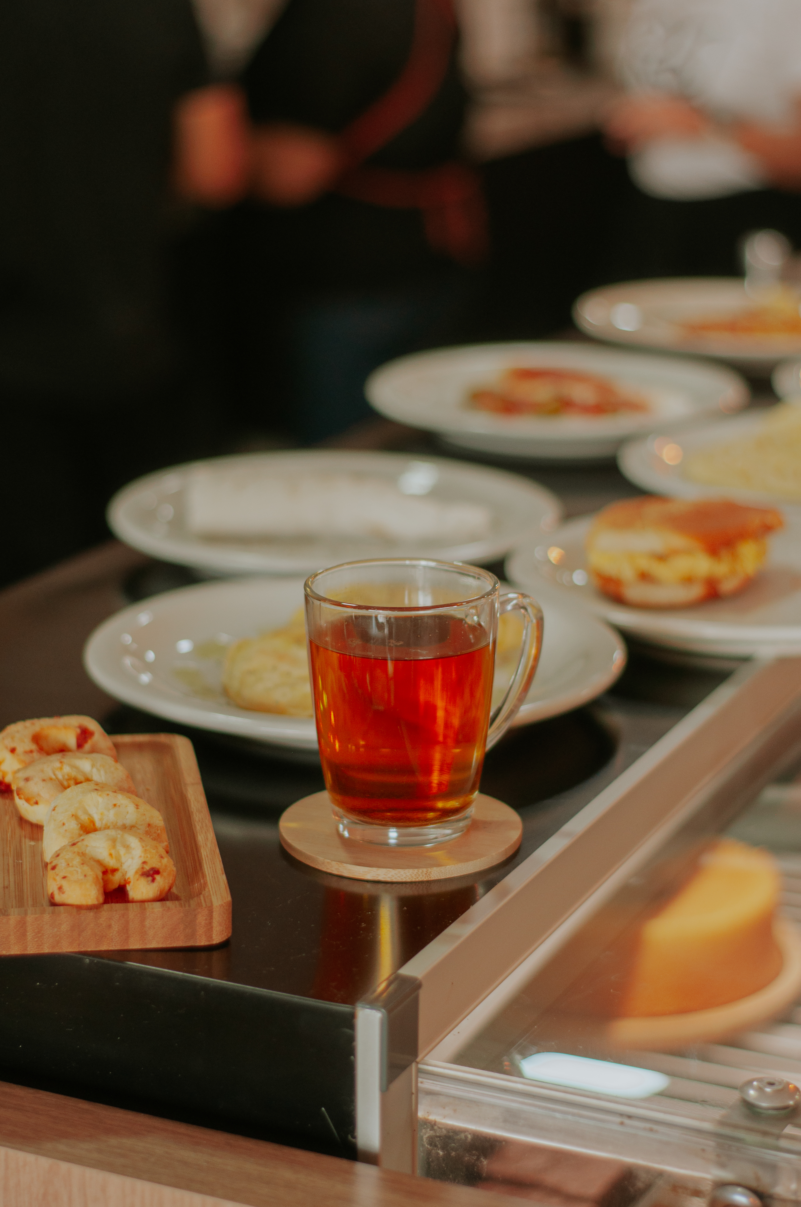 Interior do Consciência Café