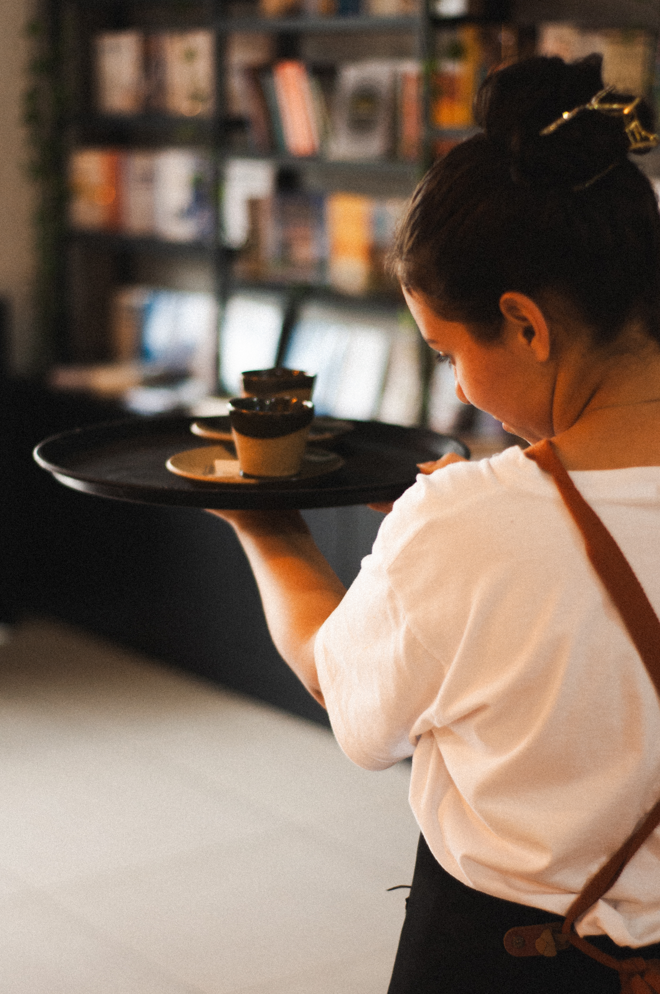 Interior do Consciência Café